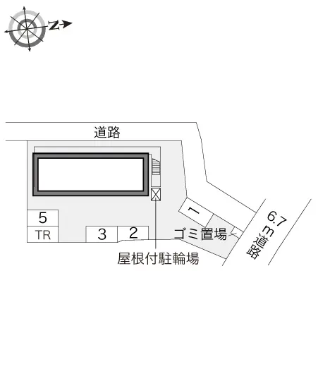 ★手数料０円★福山市南本庄　月極駐車場（LP）